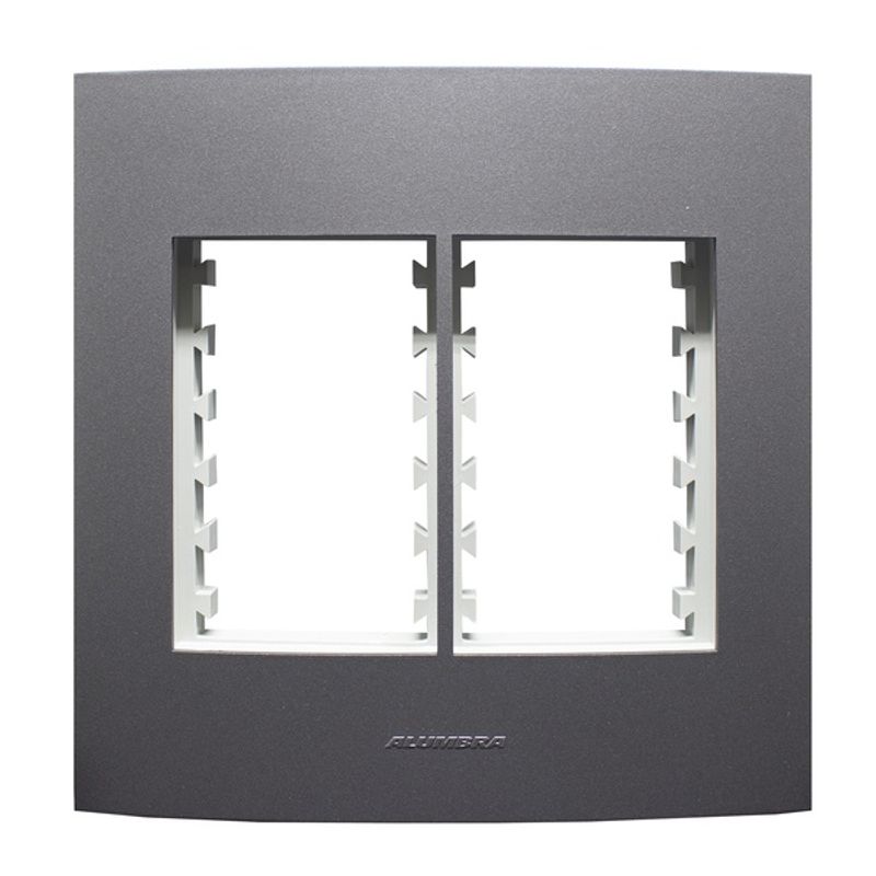 placa-4x4-6modulo-s-inova-pro-class-grafite-alumbra placa-4x4-6modulo-s-inova-pro-class-grafite-alumbra