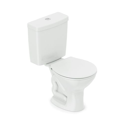 Vaso Sanitario com Caixa Acoplada Saveiro Ecoflush Clean Harpic Branco 3/6 Litros - Celite