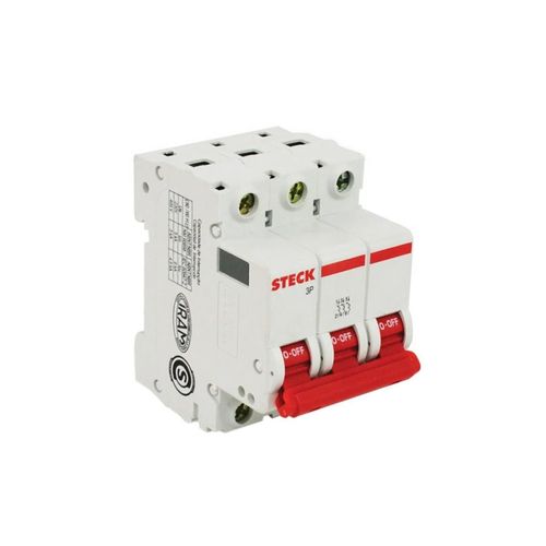 Disjuntor Tripolar Din 25A SDD63C25 - Steck