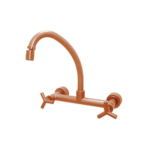 Misturador para Cozinha de Parede 3368 C55 Cobre - Bognar