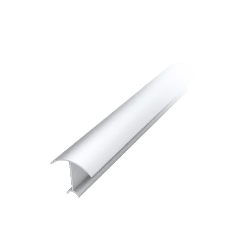 Cantoneira Redonda Branca Mz Alumínio Cantoneira Redonda Branca Mz Alumínio