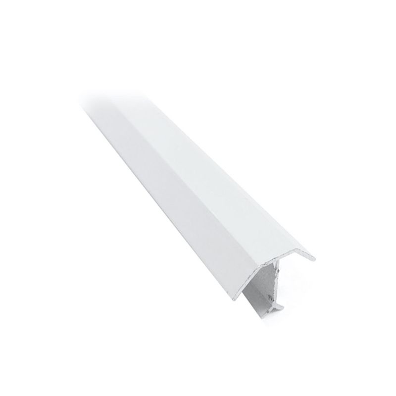 Cantoneira Sextavada Branca Prime Aluminio Cantoneira Sextavada Branca Prime Aluminio