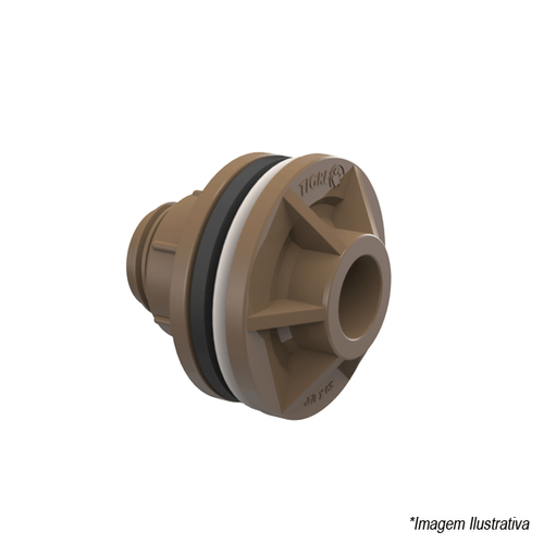Adaptador com Falnge Soldavel Tigre Para Caixa D'Água 40mm´