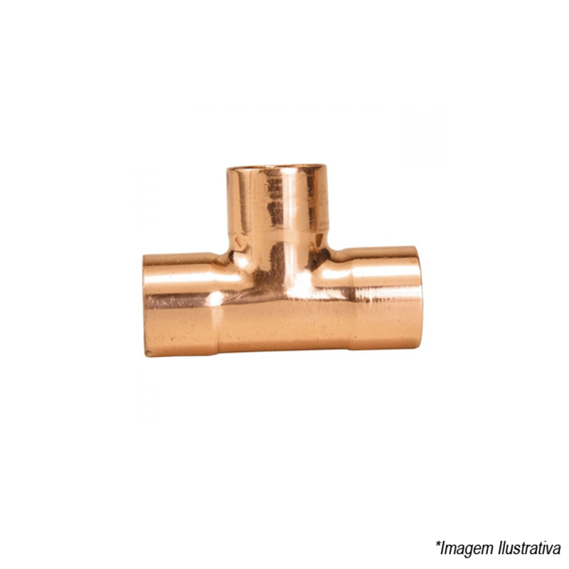 Tê Cobre 22mm 3/4´ - Eluma Tê Cobre 22mm 3/4´ - Eluma