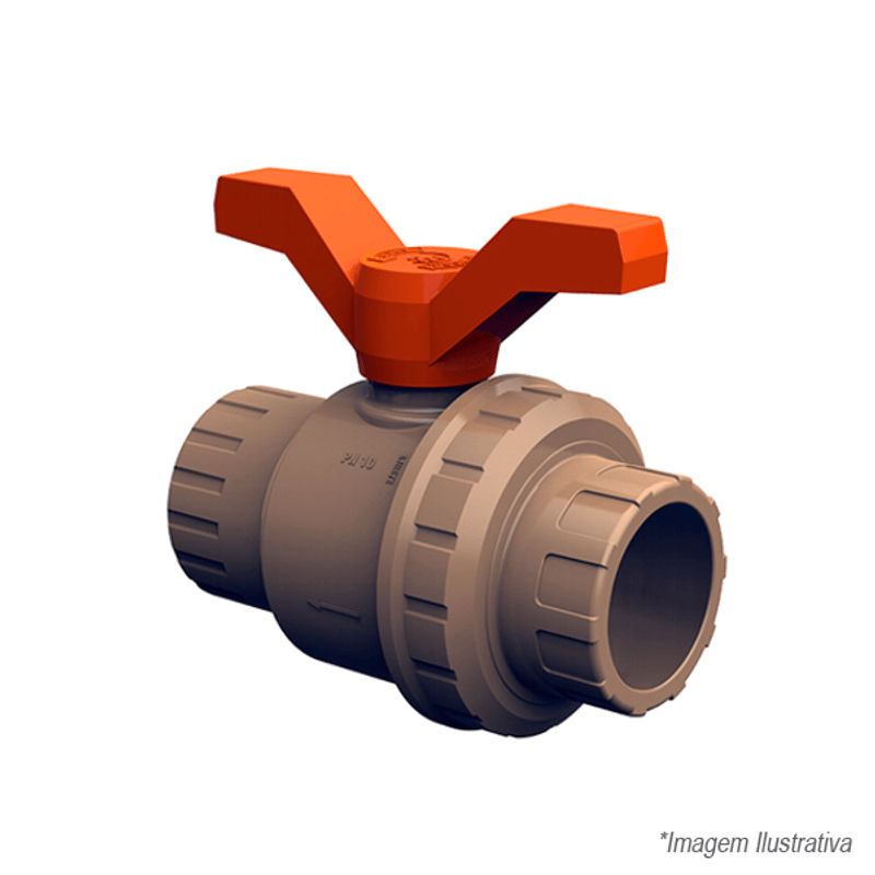 Registro PVC Esfera Soldável 25mm - 27958001 - Tigre Registro PVC Esfera Soldável 25mm - 27958001 - Tigre