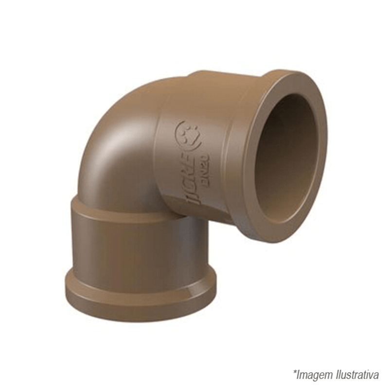 Joelho PVC Soldável 90° Graus 20mm 1/2´ - Tigre Joelho PVC Soldável 90° Graus 20mm 1/2´ - Tigre