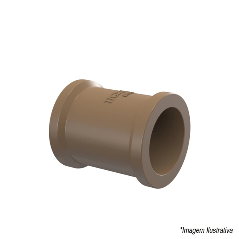 Luva PVC Soldável 50mm  1.1/2´ - Tigre Luva PVC Soldável 50mm  1.1/2´ - Tigre