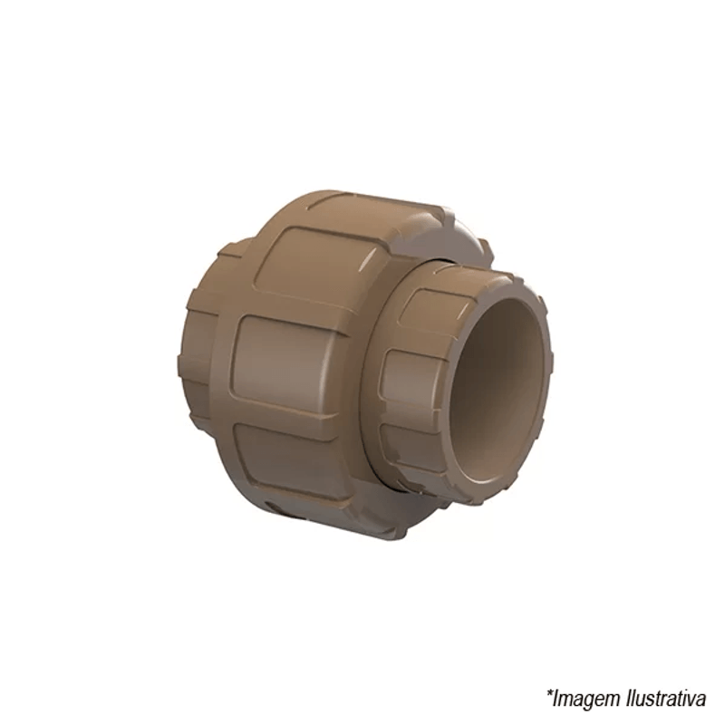 União PVC Soldável 20mm  1/2´ - Tigre União PVC Soldável 20mm  1/2´ - Tigre