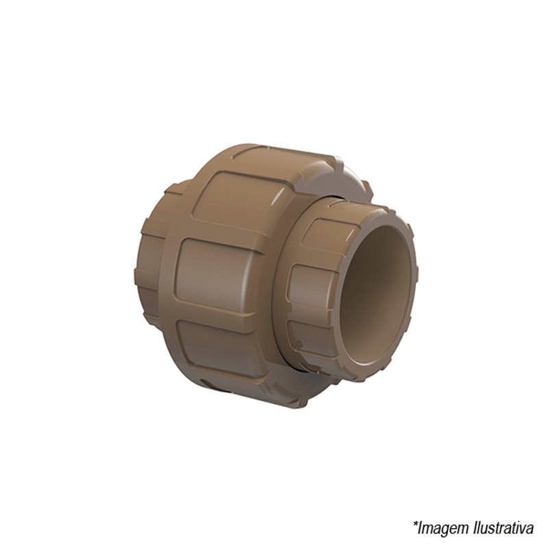 União PVC Soldável 40mm 1.1/4´ - Tigre União PVC Soldável 40mm 1.1/4´ - Tigre