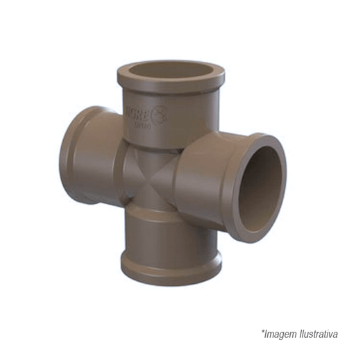 Cruzeta PVC Soldável 25mm  3/4´ Tigre