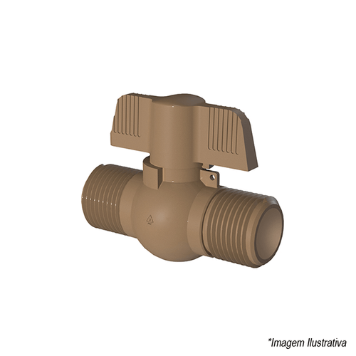 Registro de Esfera Macho 1/2 com Borboleta 27950175 Tigre