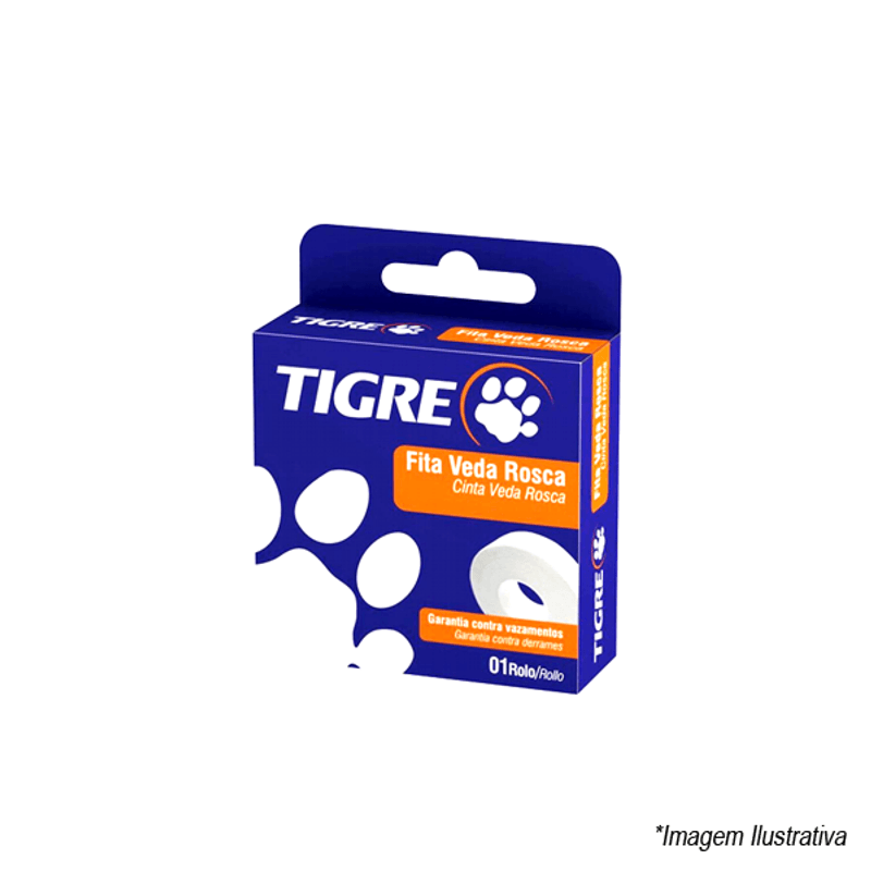 Fita Veda Rosca 18X10 Tigre Fita Veda Rosca 18X10 Tigre