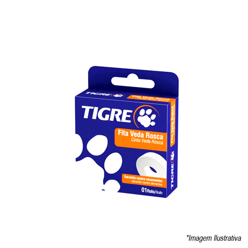 Fita Veda Rosca 18X25 Tigre Fita Veda Rosca 18X25 Tigre