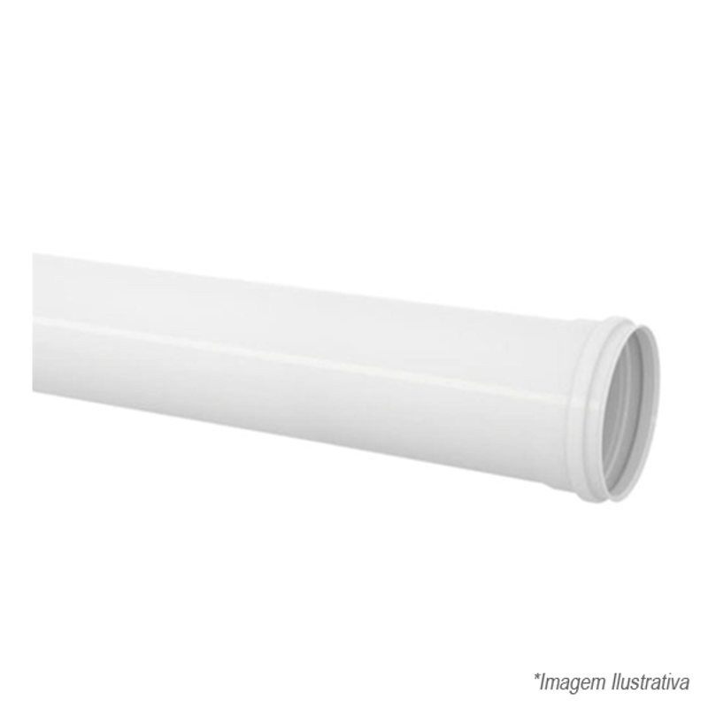 Metro Tubo de Esgoto PVC Branco 75mm 3´ - Tigre Metro Tubo de Esgoto PVC Branco 75mm 3´ - Tigre
