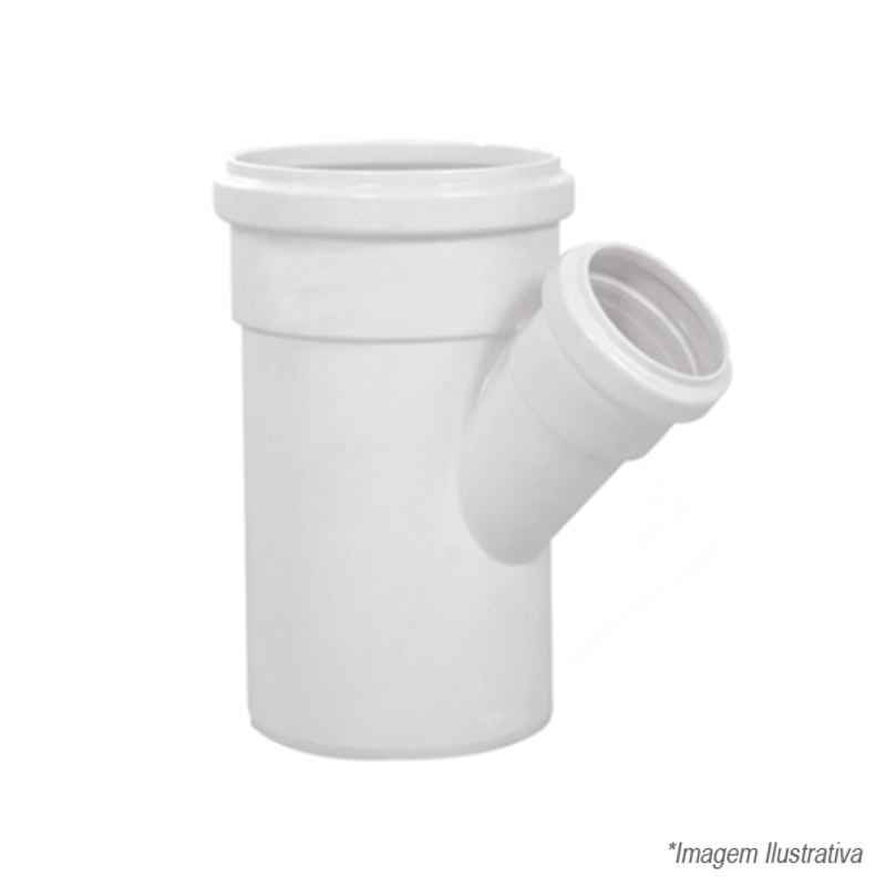 Junção Simples Esgoto 75x50mm 3´x2´ - Tigre Junção Simples Esgoto 75x50mm 3´x2´ - Tigre