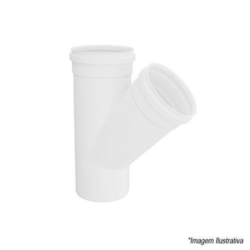Junção Simples Esgoto 75x75mm 3´x3´ - Tigre