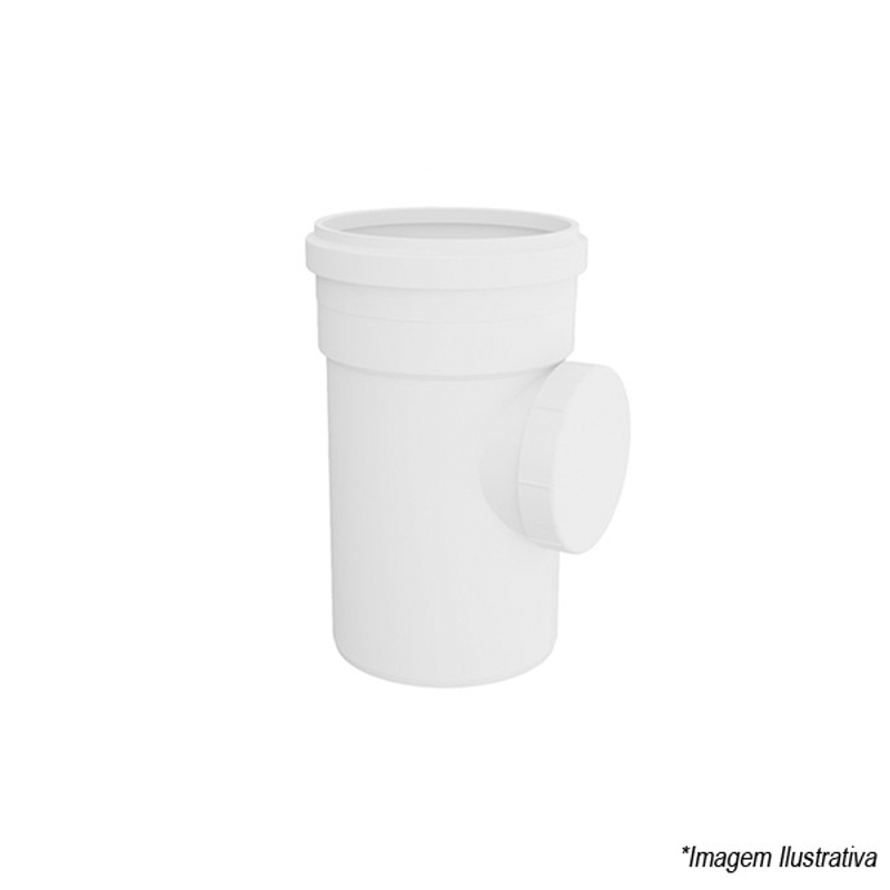 Tê Esgoto Inspeção  100x75mm  4´x3´ - Tigre Tê Esgoto Inspeção  100x75mm  4´x3´ - Tigre