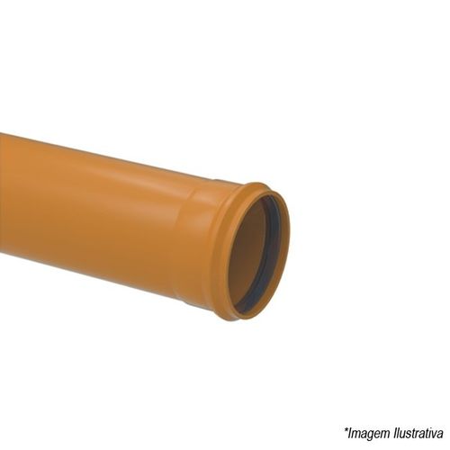 Tubo VinilFort 100mm Liso Coletor JEI NBR7362 11212662 Tigre