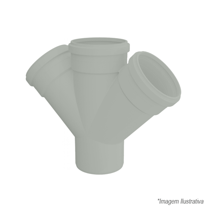 Junção Dupla Série R DN  100mm  4´ - Tigre Junção Dupla Série R DN  100mm  4´ - Tigre