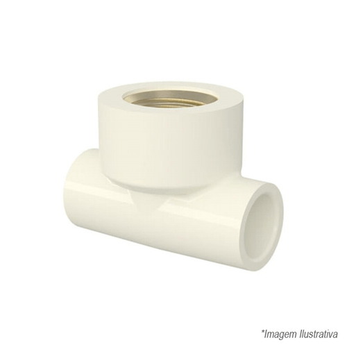 Tê CPVC de Transição Aquatherm 22 x 3/4´  Tigre