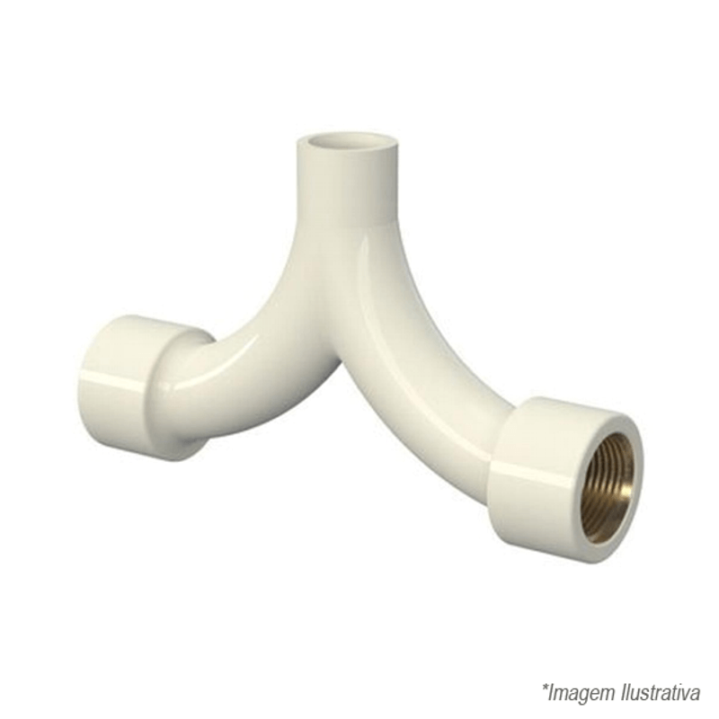 Tê CPVC Misturador de Transição Aquatherm 22 X 3/4´  Tigre Tê CPVC Misturador de Transição Aquatherm 22 X 3/4´  Tigre