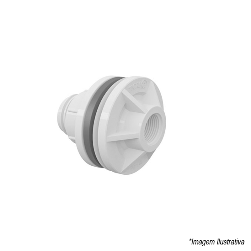 Adaptador Roscável 1/2'' com Anel para Caixa D'Água 20002409 Tigre