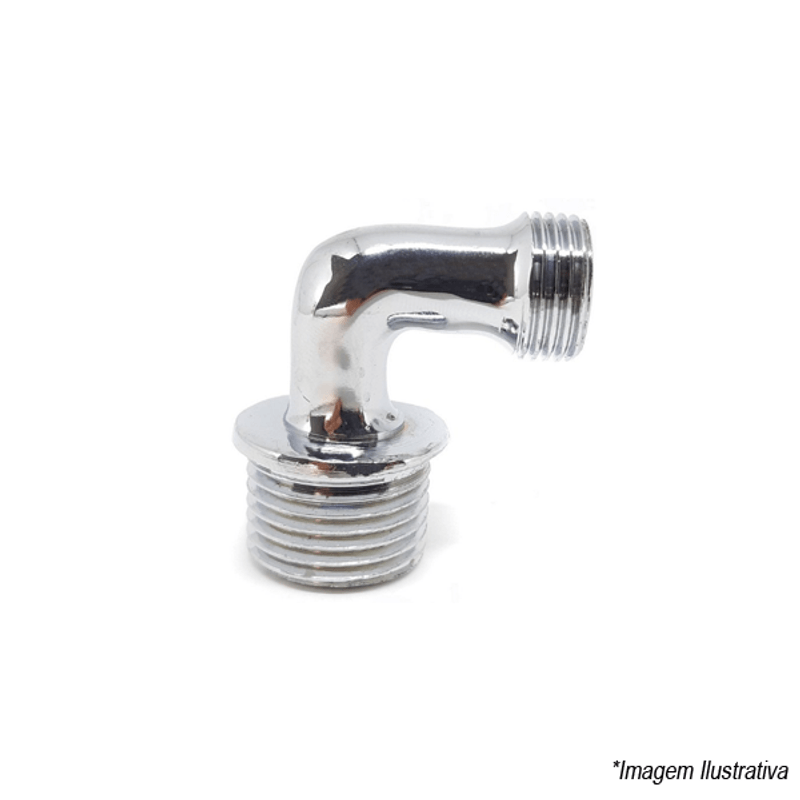Adaptador 90° Aqualar 1/2x5/8  Mundial Adaptador 90° Aqualar 1/2x5/8  Mundial