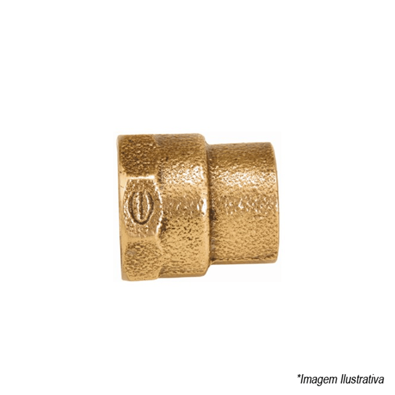 Conector Rosca x Femêa Bronze 54X2´  Eluma Conector Rosca x Femêa Bronze 54X2´  Eluma