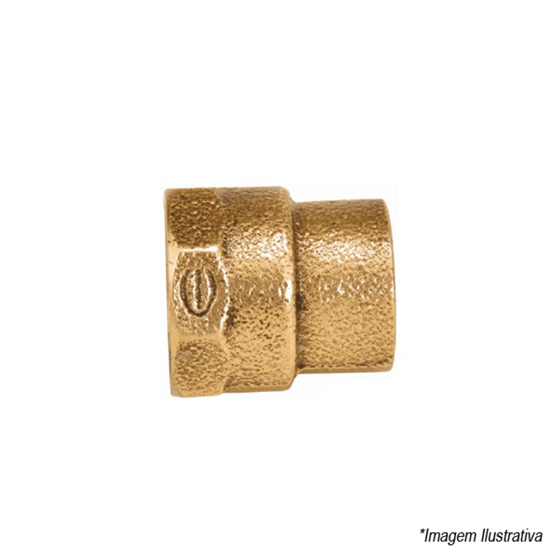 Conector Rosca x Femêa Bronze 66x2.1/2´  Eluma Conector Rosca x Femêa Bronze 66x2.1/2´  Eluma