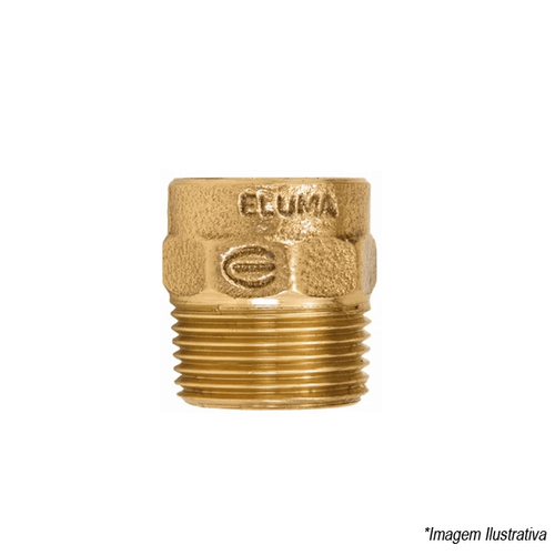 Conector Rosca x Macho Bronze 22x3/4´  Eluma