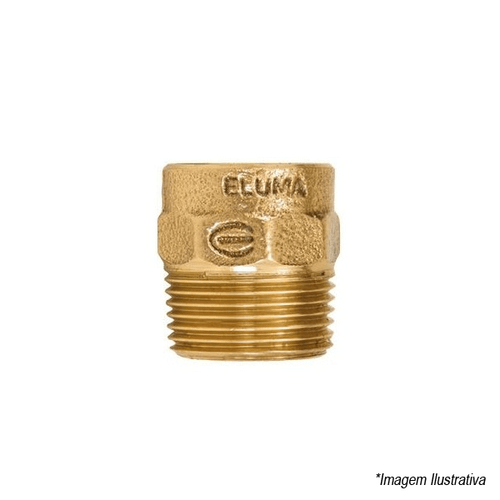Conector Rosca x Macho Bronze 104x4  Eluma