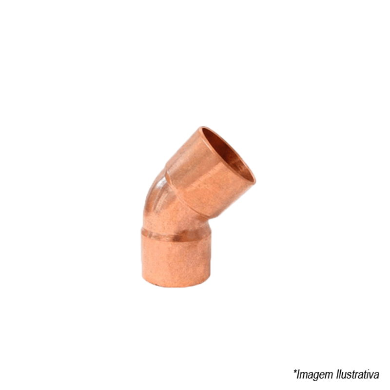 Curva Cobre 45º 104mm 4´ - Eluma Curva Cobre 45º 104mm 4´ - Eluma