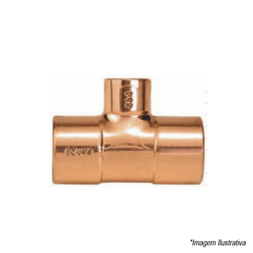 Tê Cobre RC 66x42mm  2.1/2´x1.1/2´ - Eluma