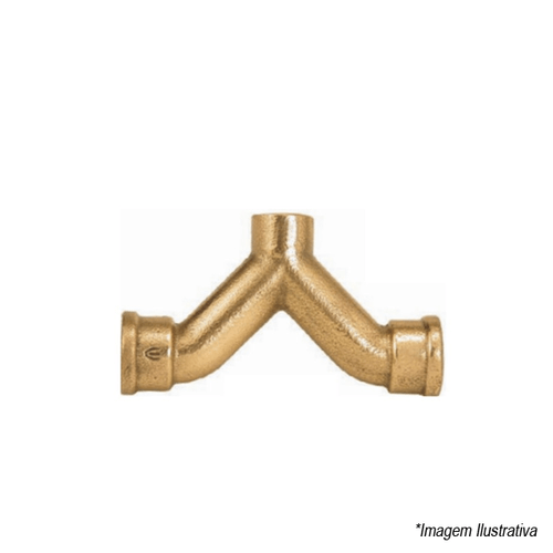 Tê Cobre Misturador 1/2´x15  Eluma