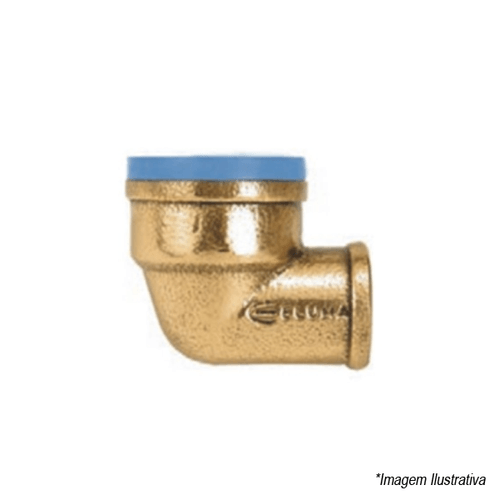 Cotovelo ElumaPlast Bronze 25mm x 1/2´ - Eluma