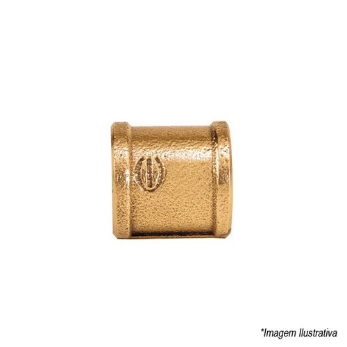 Luva Bronze Rosca x Rosca 1/2´  Eluma