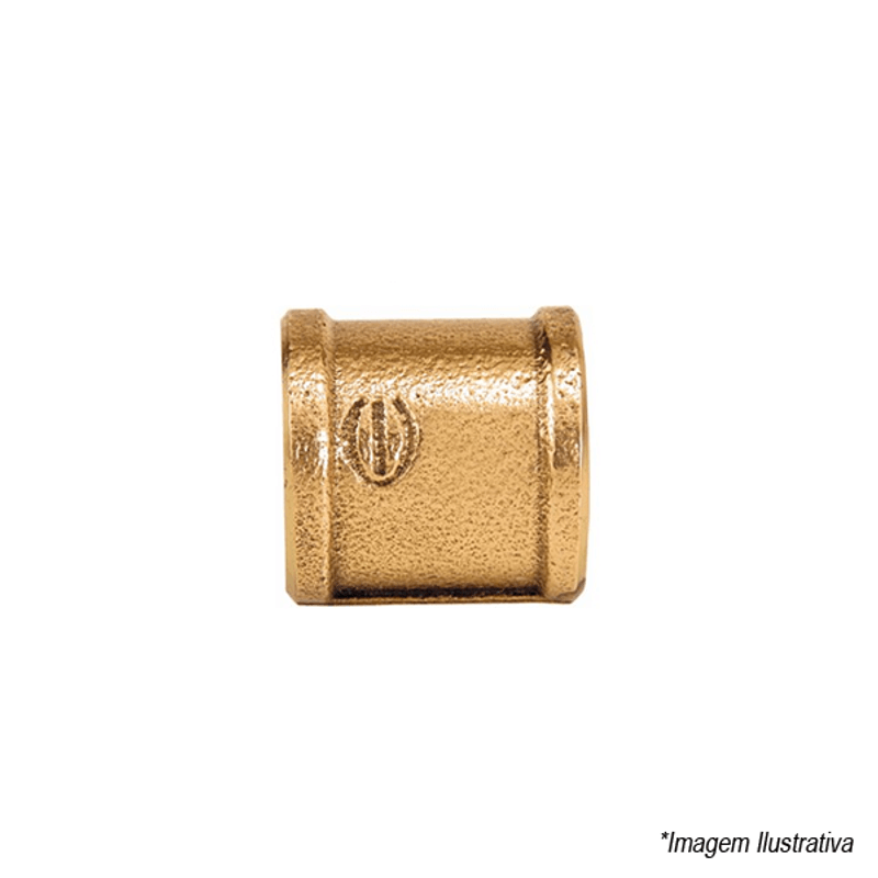 Luva Bronze Rosca x Rosca 1/2´ Eluma Luva Bronze Rosca x Rosca 1/2´ Eluma