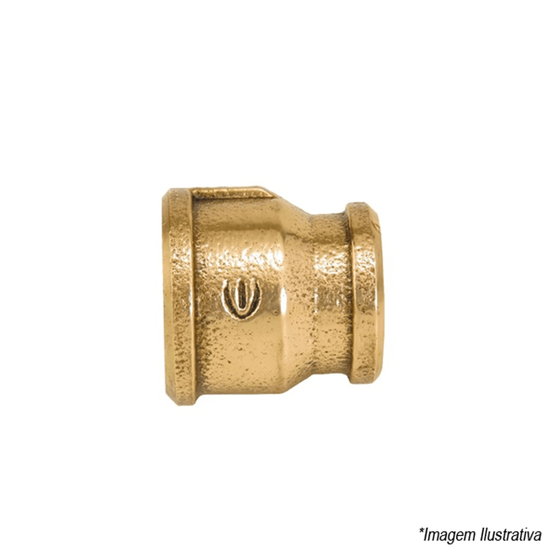 Luva Bronze Rosca x Rosca 1x3/4´ Eluma Luva Bronze Rosca x Rosca 1x3/4´ Eluma