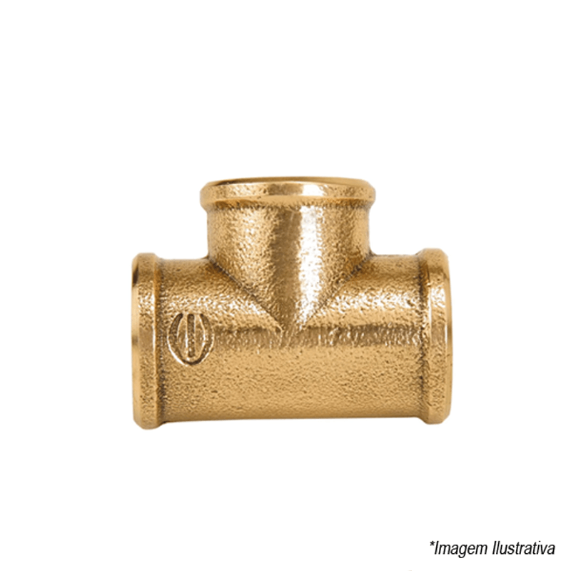 Tê Bronze RR 3/4´  Eluma Tê Bronze RR 3/4´  Eluma