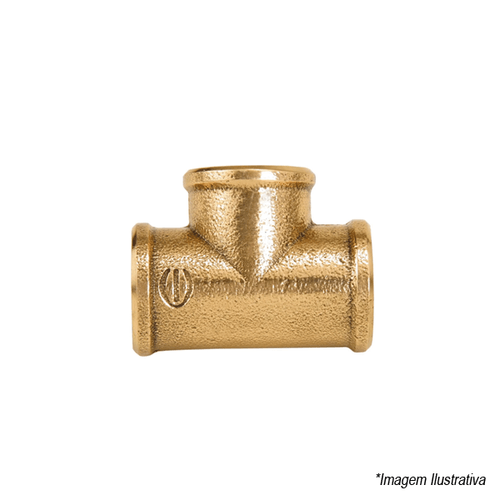 Tê Bronze Redução 3/4´x1/2´  Eluma