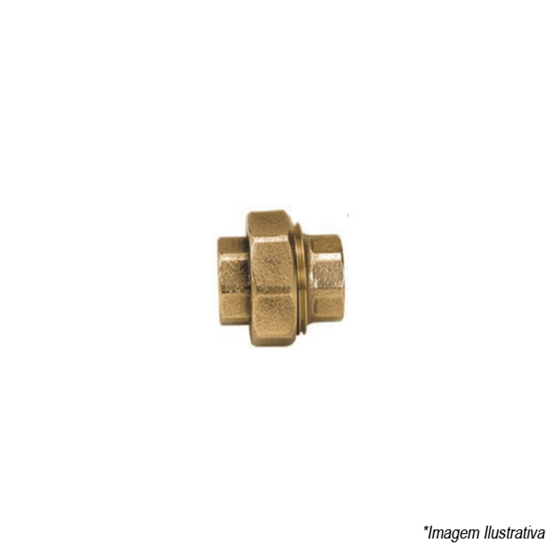 União Bronze Rosca x Rosca 3/4´  Eluma União Bronze Rosca x Rosca 3/4´  Eluma