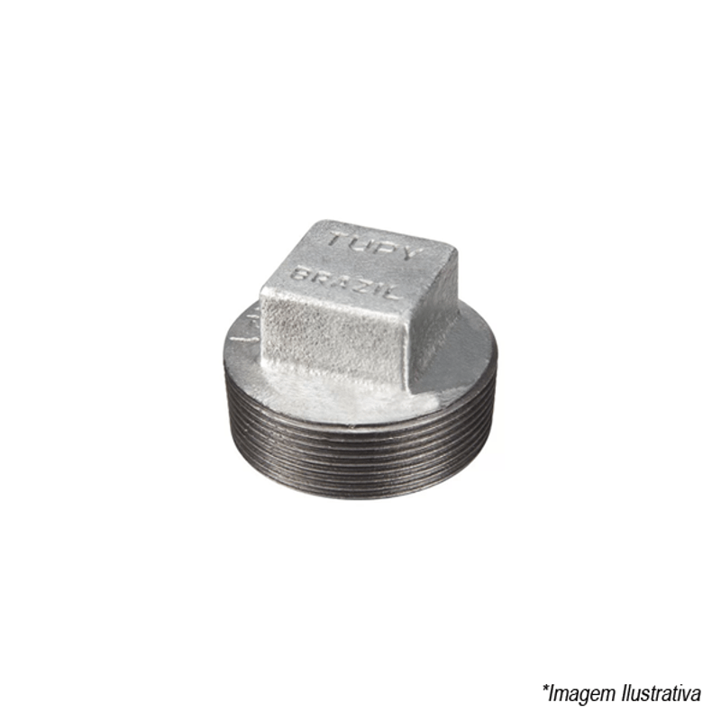 Bujão Galvanizado 1/2´ 120200433 Tupy Bujão Galvanizado 1/2´ 120200433 Tupy