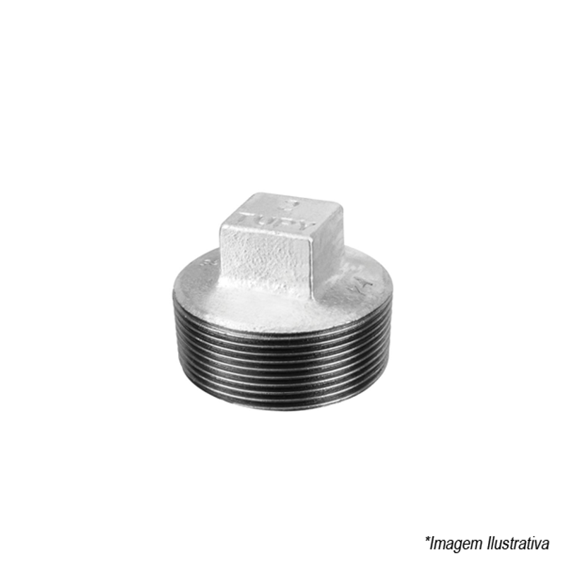 Bujão Galvanizado 2 1/2´ 120201133 Tupy Bujão Galvanizado 2 1/2´ 120201133 Tupy