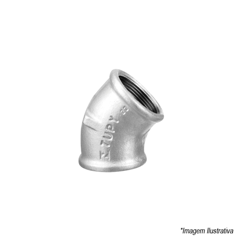 Cotovelo Galvanizado 45x3/4´ 120115726 Tupy Cotovelo Galvanizado 45x3/4´ 120115726 Tupy