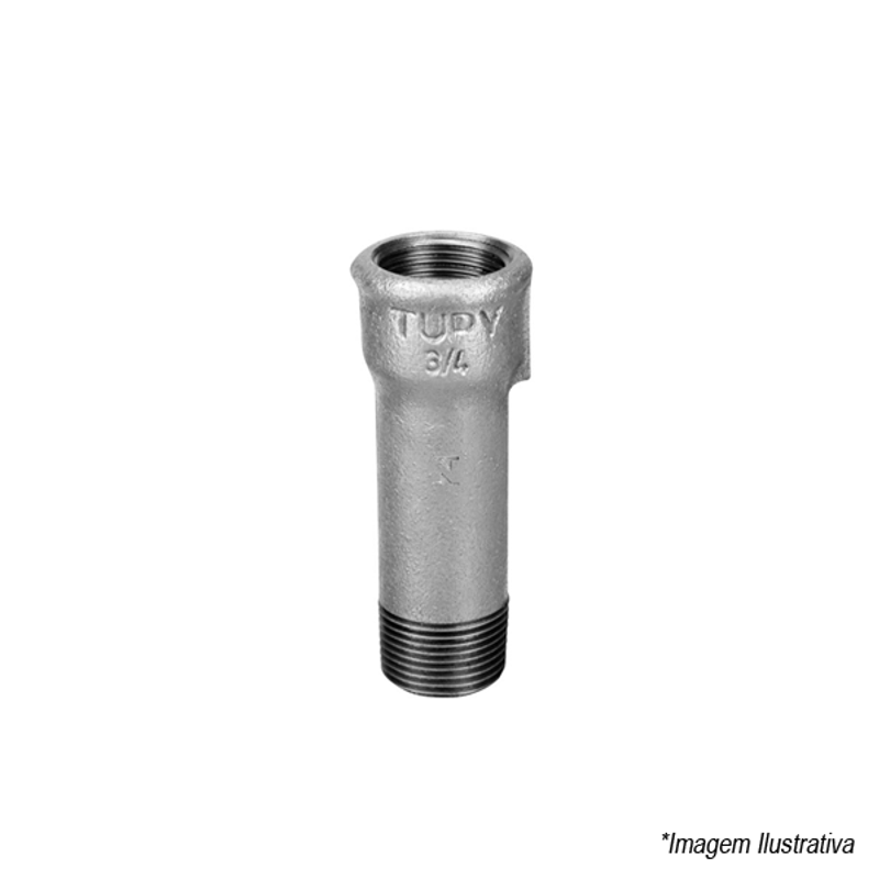 Luva Macho Fêmea Alongada 3/4´x90mm 120137570 Tupy Luva Macho Fêmea Alongada 3/4´x90mm 120137570 Tupy