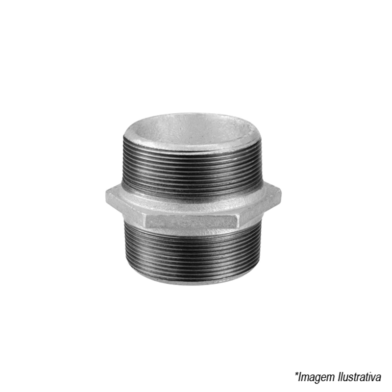 Niple Galvanizado 1/2´ 123800433 Tupy Niple Galvanizado 1/2´ 123800433 Tupy