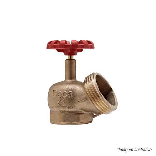Valvula P/ Hidrante Globo 2 1/2x45 000.H97.212.18 - Deca