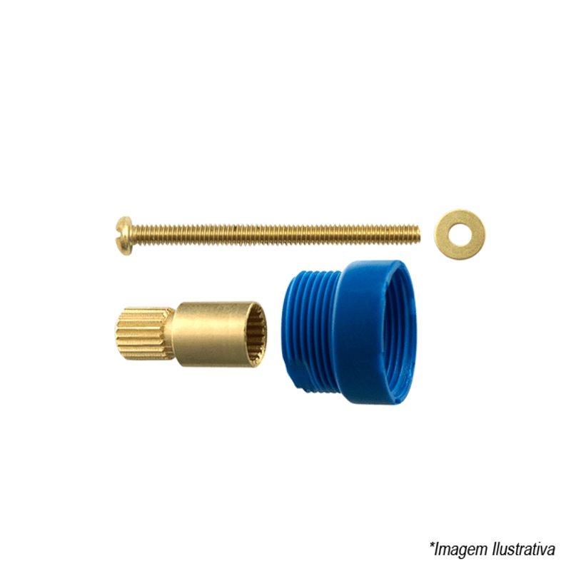 Prolongador 10mm para Registro de Pressão e Gaveta Padrão Docol 161607212 Blukit Prolongador 10mm para Registro de Pressão e Gaveta Padrão Docol 161607212 Blukit