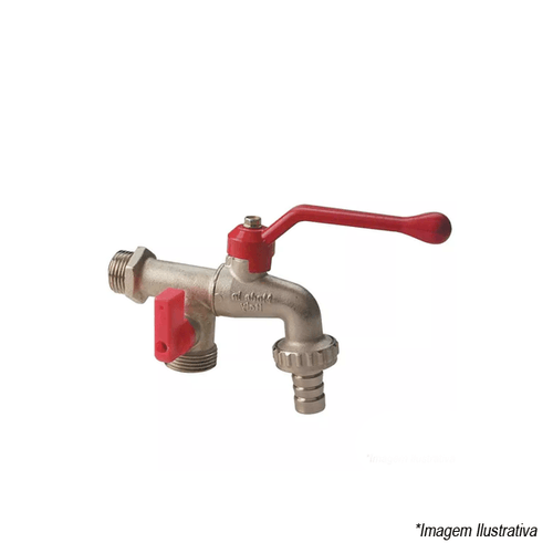 Torneira para Pia e Máquina Esfera Dupla 1/2´  Wog