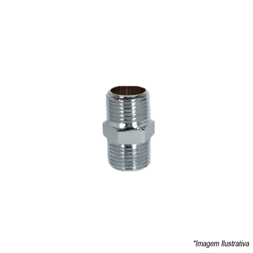 Niple Cromado 1/2 31.181/02C Mundial.